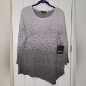 Simply Vera Vera Wang Ombre Pullover - Evening Haze - X-Large